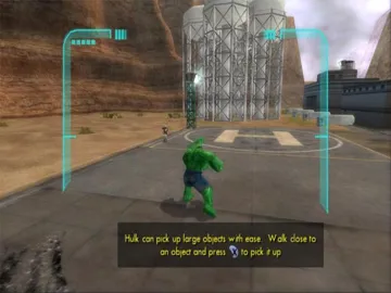 The Incredible Hulk screen shot game playing